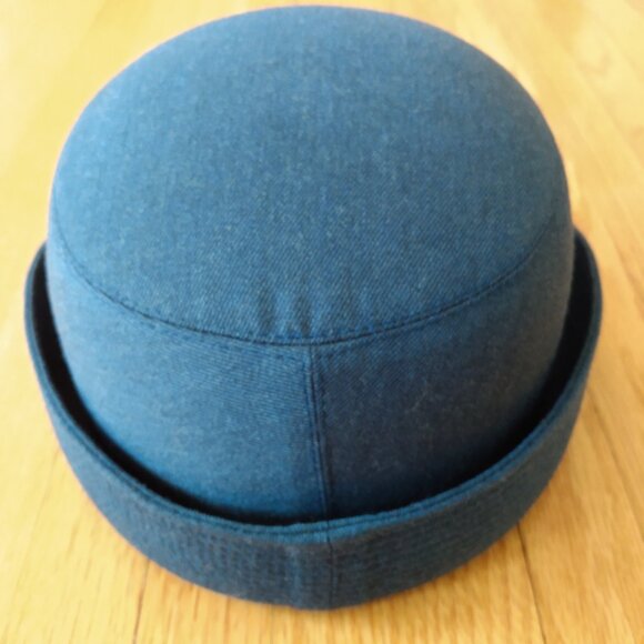 Vintage 80s Wool Air Force Hat: Women's Military Uniform, Size 21 1/2 - Picture 3 of 12